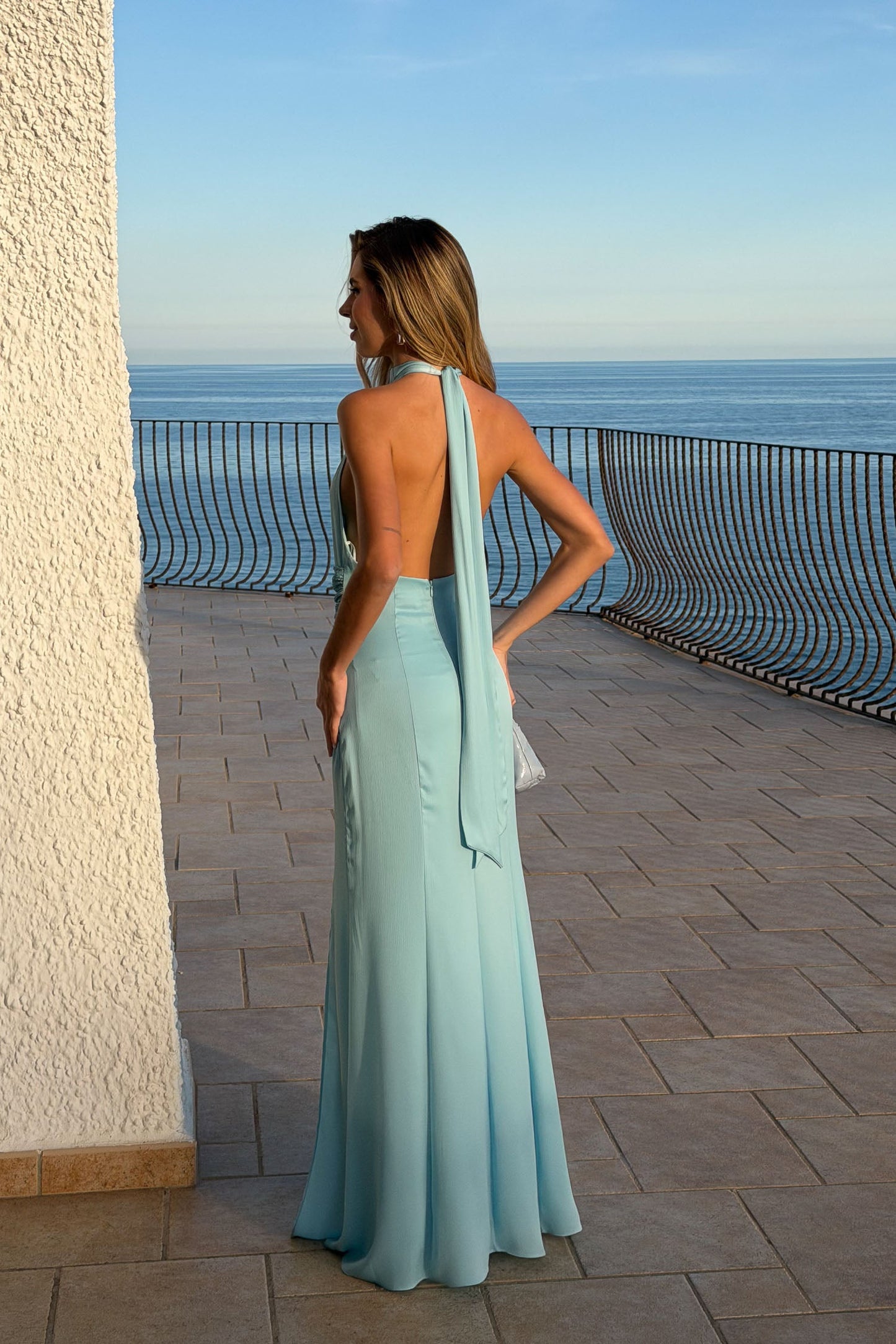 Vestido Portixol Celeste