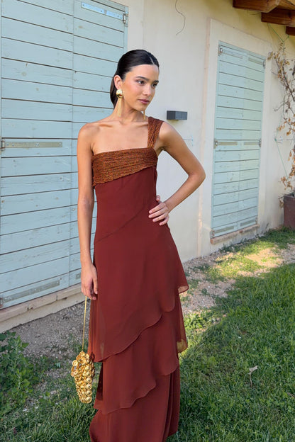 Vestido Antonella Cobre
