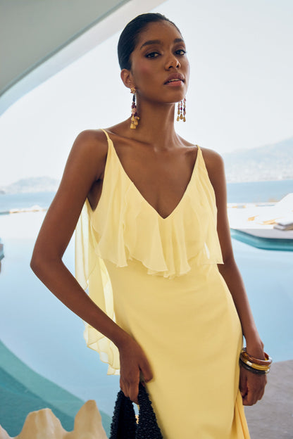 Vestido Aquaria Vainilla