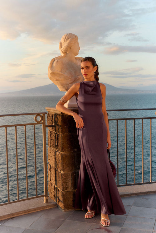 Vestido Bellini Guinda