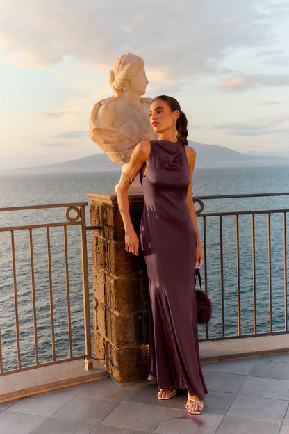 Vestido Bellini Guinda
