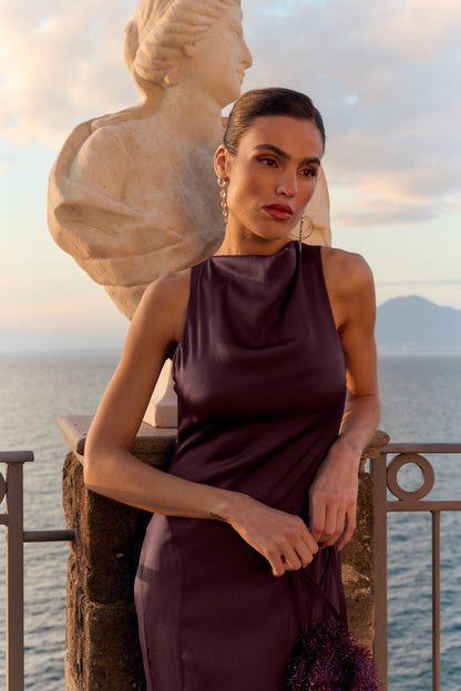 Vestido Bellini Guinda