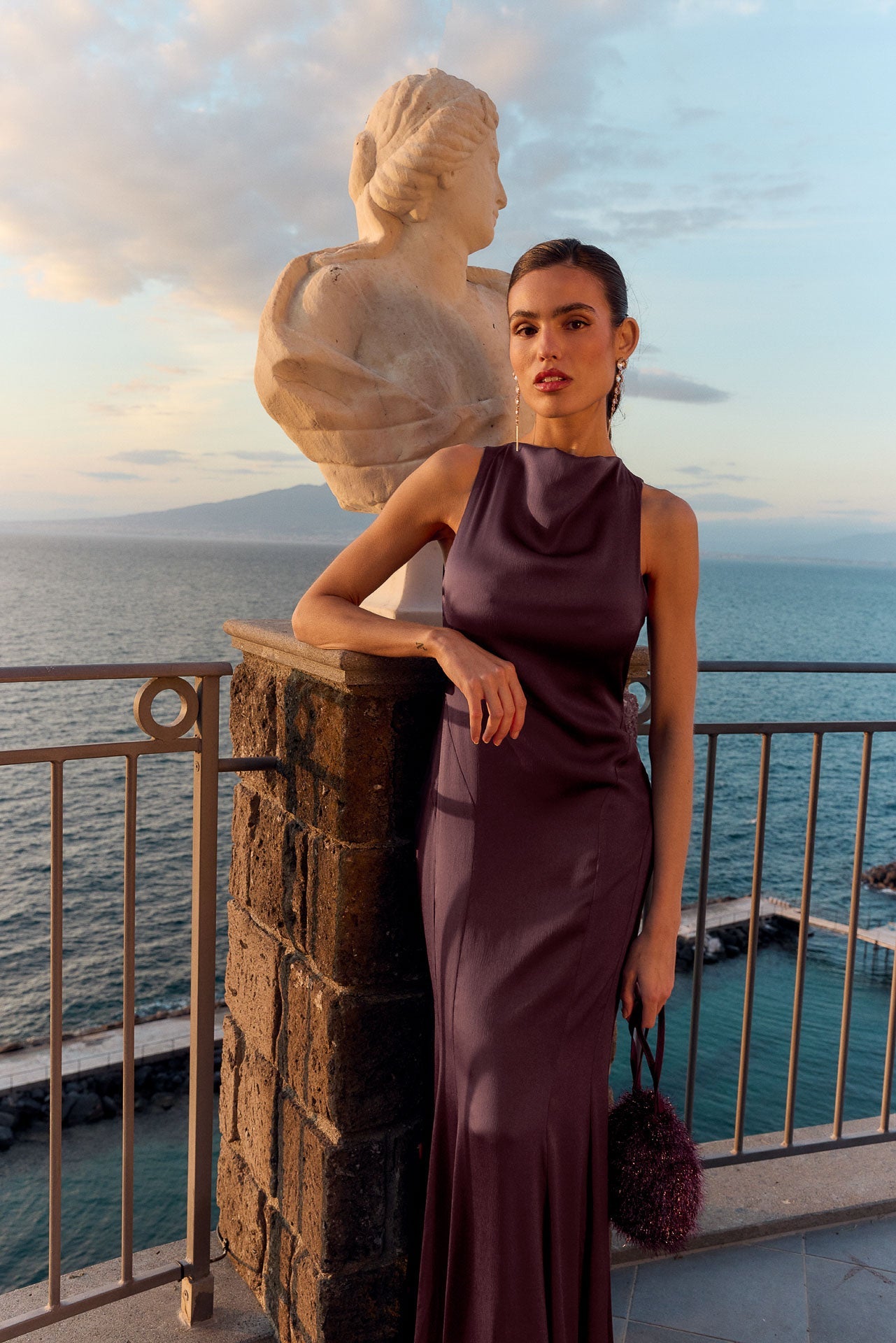 Vestido Bellini Guinda