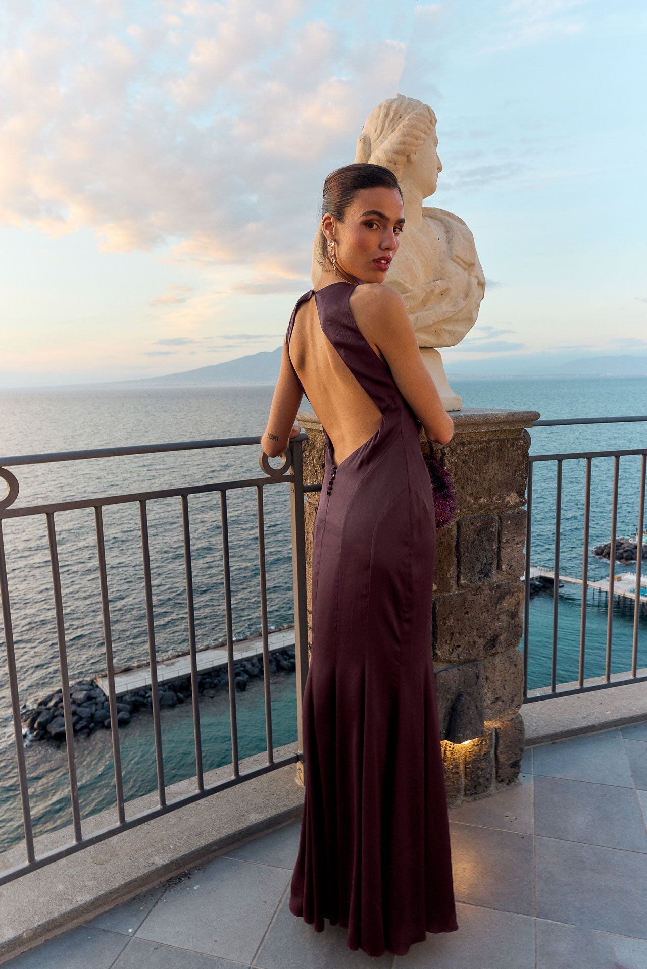 Vestido Bellini Guinda