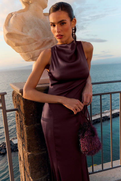 Vestido Bellini Guinda