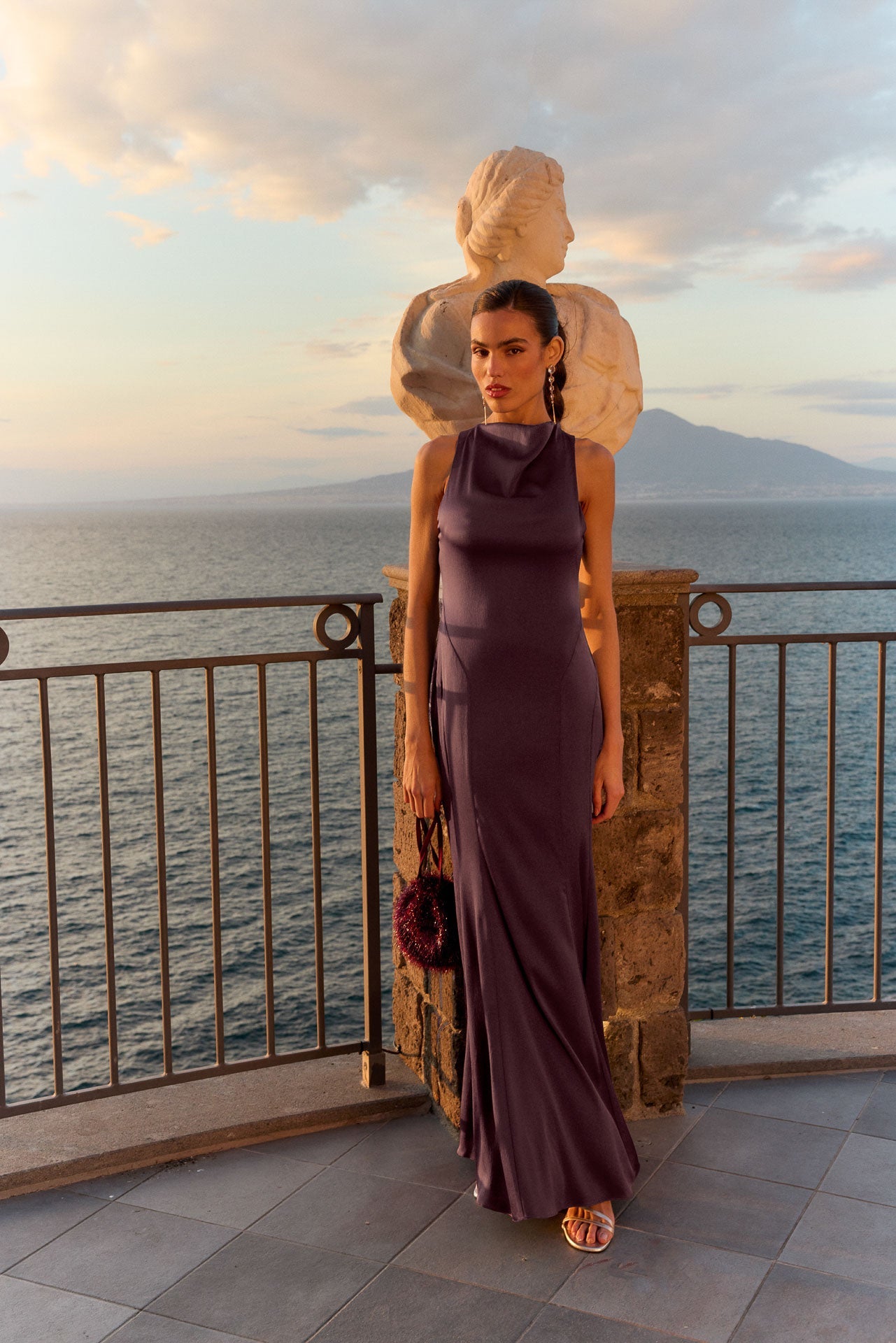 Vestido Bellini Guinda