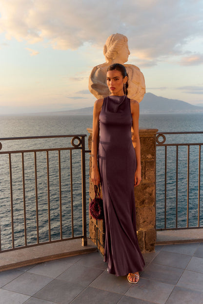 Vestido Bellini Guinda