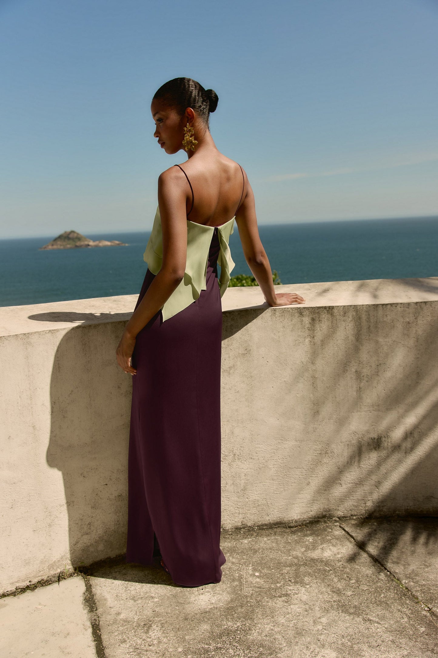 Vestido Lera Guinda