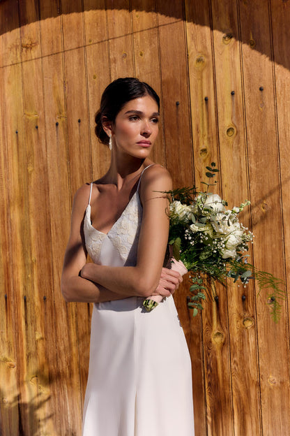 Vestido Marlena Crema