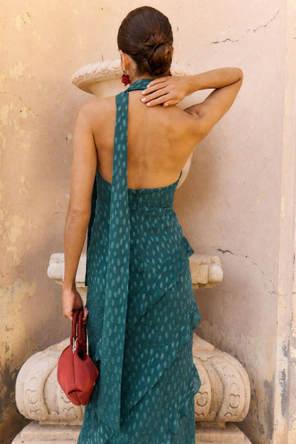 Vestido Florence Azul petróleo