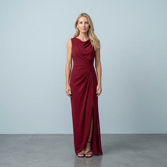 Vestido Campari Granate